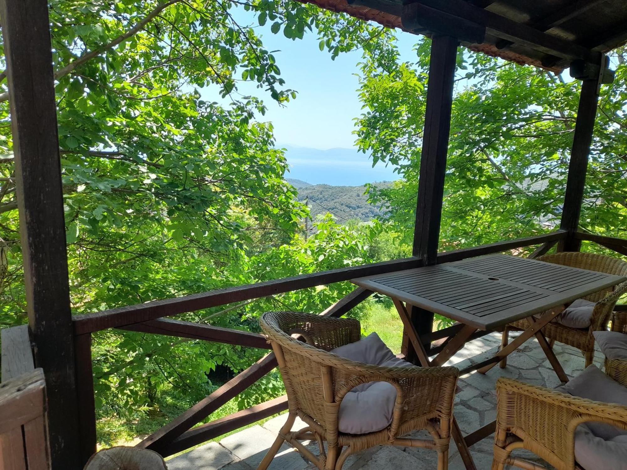 Mountain And Sea View Vila Miléai Exterior foto